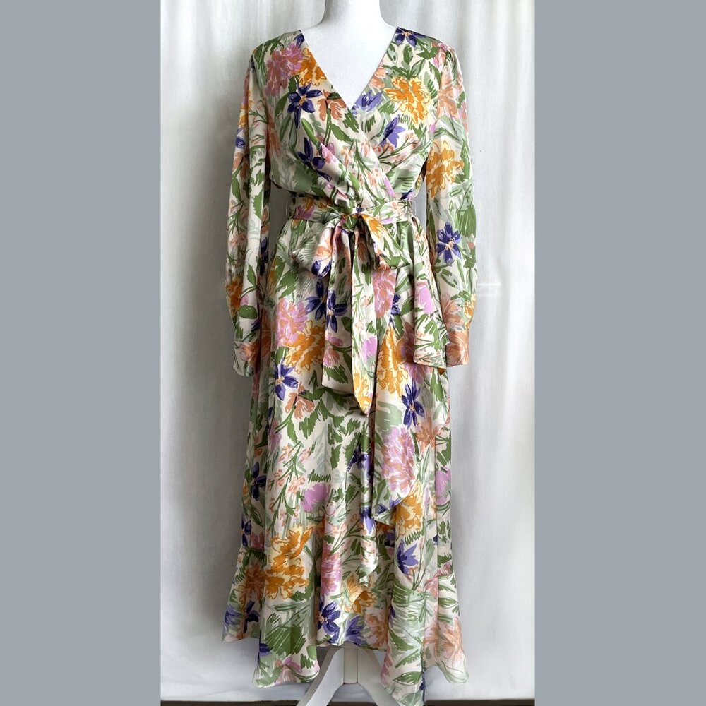 Tahari dress, multicolor with flowers (floral print) New NWT size 4